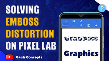 SOLVING EMBOSS DISTORTION on Pixel Lab | Pixel Lab Tutorial