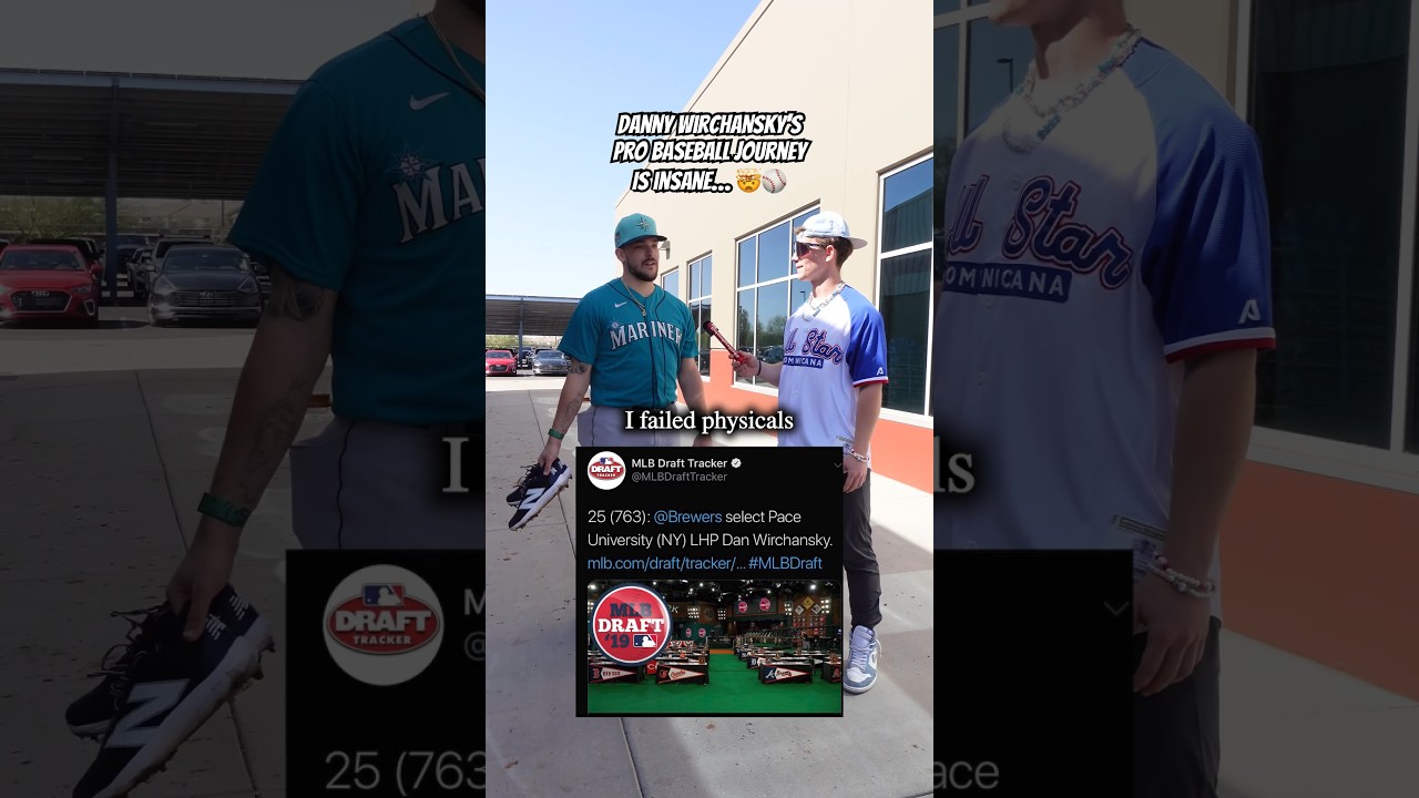 His pro baseball journey is CRAZY…🤯😱