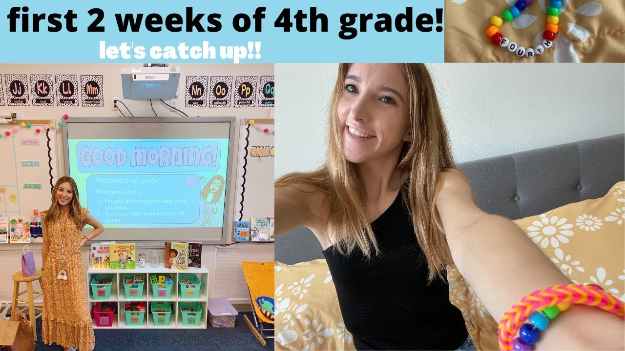 FIRST 2 WEEKS OF 4TH GRADE VLOG! - YouTube