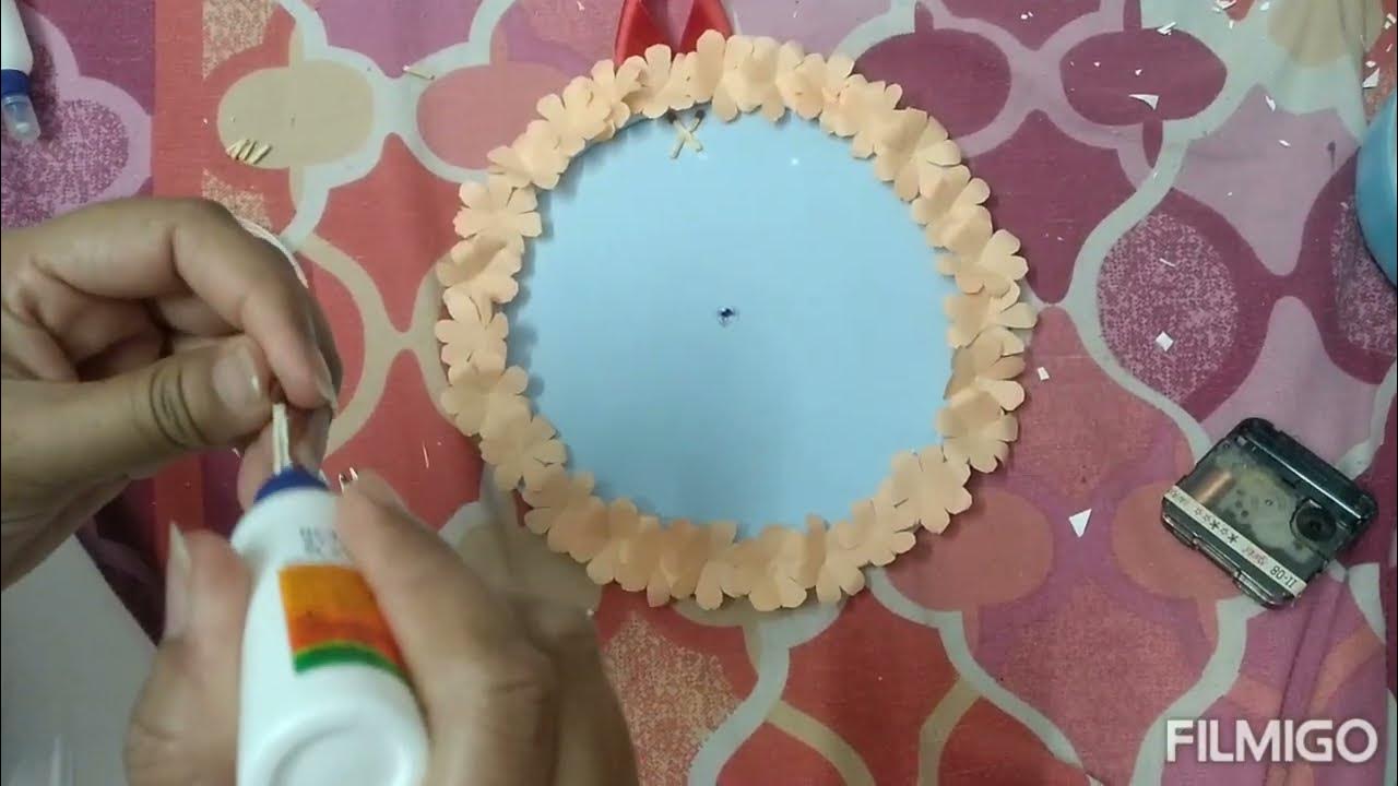 making a clock with cardboard & matchstick YouTube