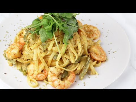 Video: Scampi Garnalen Met Spaghetti