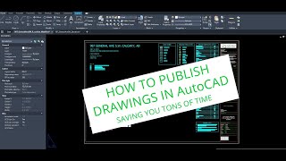 How to Publish in AutoCAD