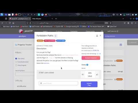 Cracking the Code:picoCTF Web Exploitation(Medium) - Forbidden Paths Walkthrough