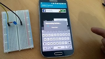 Arduino Uno 로 HM-10/AT-09 블루투스 모듈을 사용해서 브래드 보드의 LED 제어해 보기