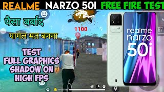 Tes gaming Free Fire di Realme Narzo 50i | Tes FF di Realme Narzo 50i | Spesifikasi Realme 50i