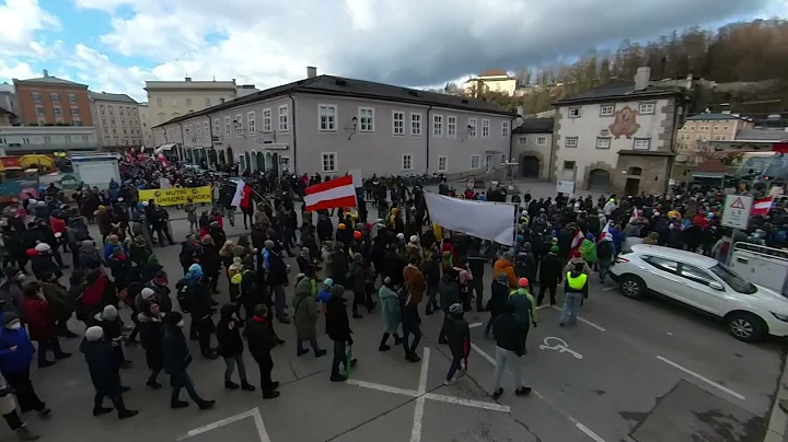 Demo gegen Impfzwang 30 1 2022 Salzburg