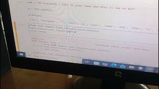 Install NLTK and perform basic preprocessing steps of NLP using NLTK in python.#NLP #SJRT