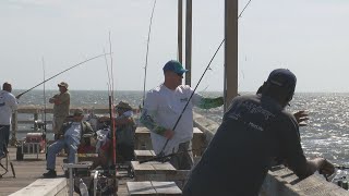 Wounded warriors and disabled veterans gather at Ocean Crest Pier for 7th annual Peer Fishing