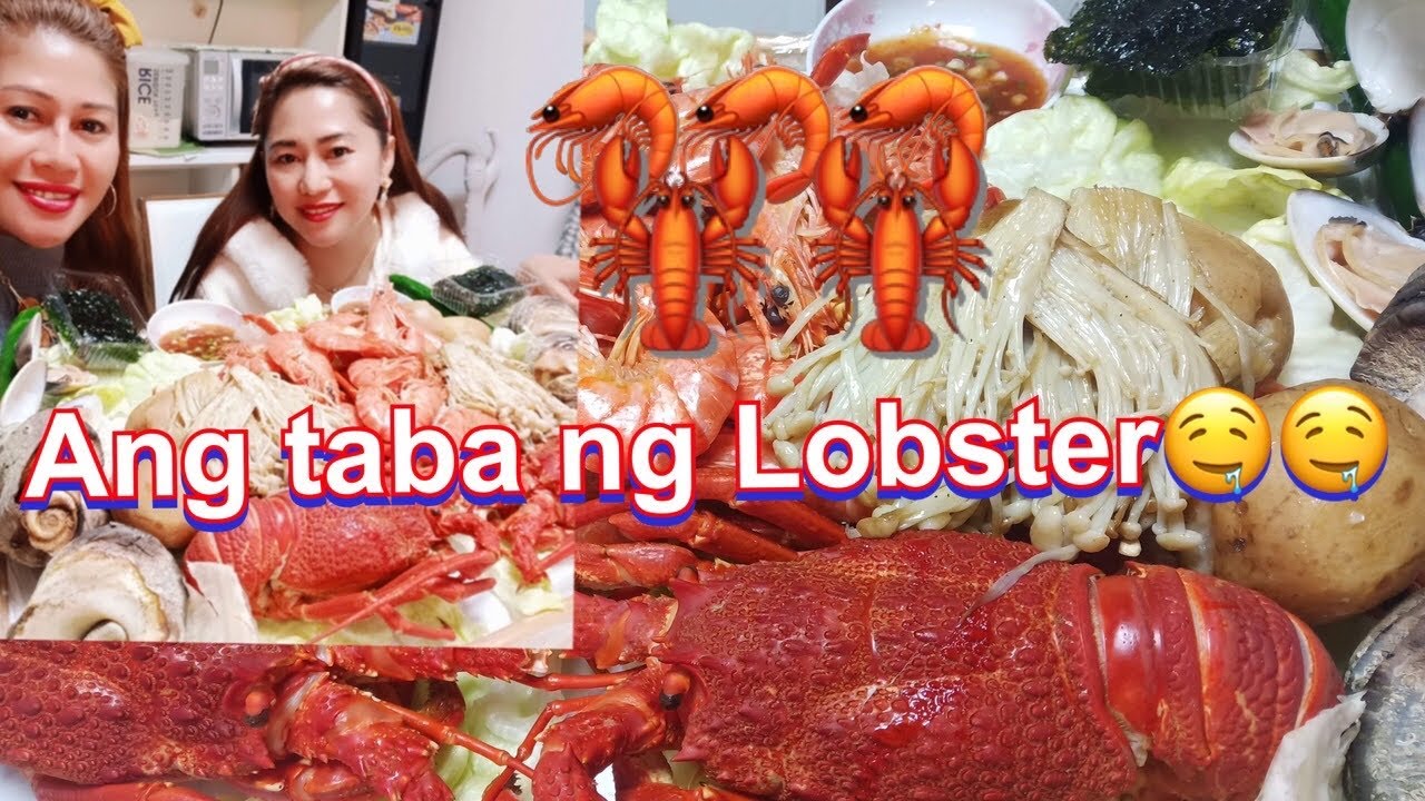 SHRIMP, LOBSTER, CLAMS, TURBAN SHELL, INOKI MUSHROOM, SWEET POTATO ...