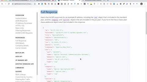 05   IP Info   Information Request Demo