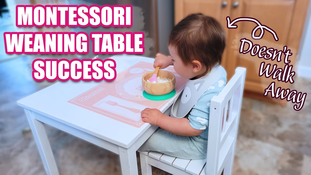 Benefits of the Montessori Weaning Table