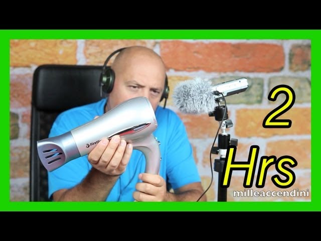 3D Virtual Hairdryer Hair Dryer cleaner sound, very relax, anti stressful (NO MIDDLE ADS!) class=