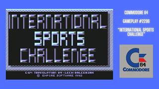International Sports Challenge (Commodore 64 / Gameplay #2296)