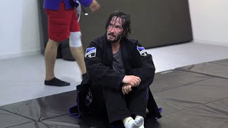 Keanu Reeves fight training for «JOHN WICK» | Behind The Scenes