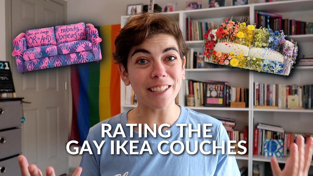 Reviewing the IKEA Gay Couches (especially the bisexual one) YouTube
