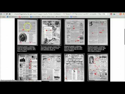 How to Use Digital Newspaper Archives