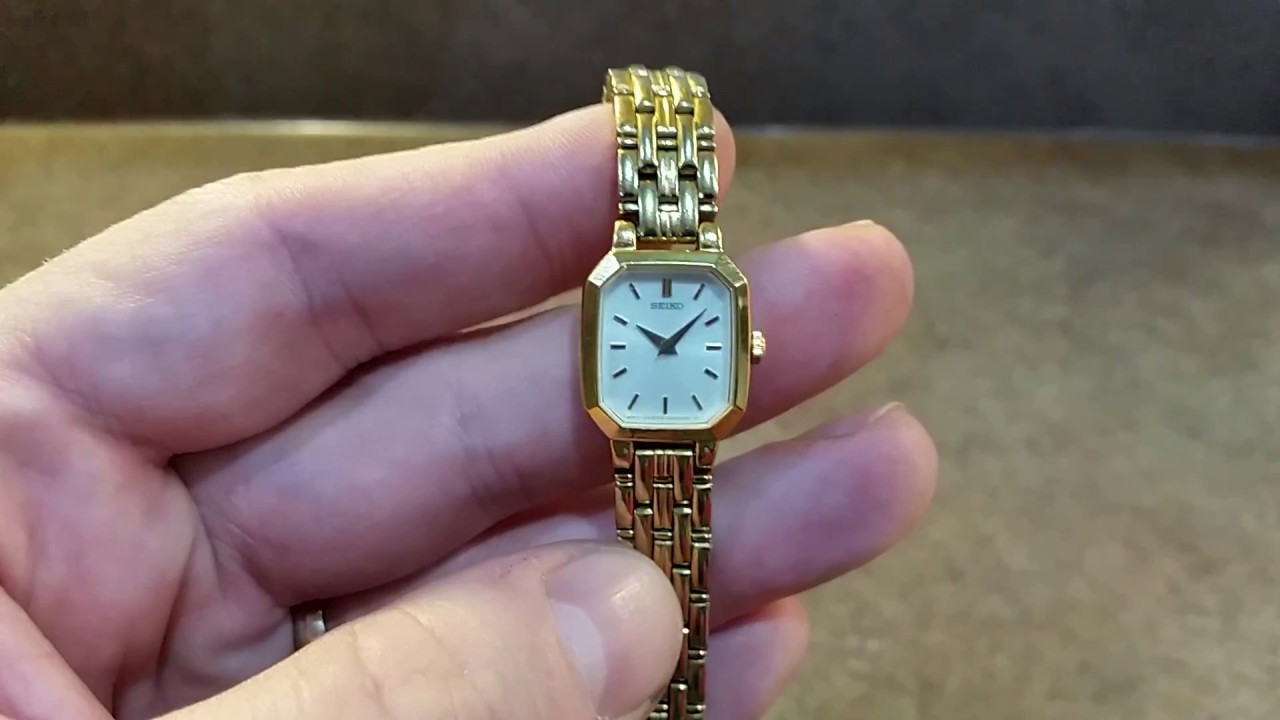 1998 ladies Seiko watch 1N00 6NOO - YouTube