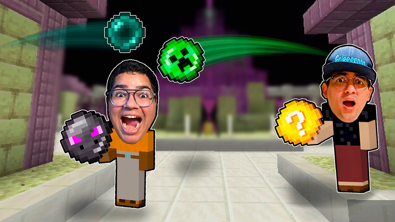 FIZEMOS UMA BATALHA COM PÉROLAS DO ENDER SUPER PODEROSAS!