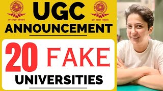 Shocking Names | List of Fake Universities in India