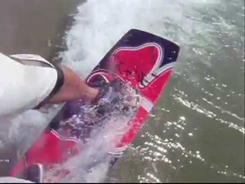 SplitWake Travel KiteBoard and Olympus 1030SW water proof camera