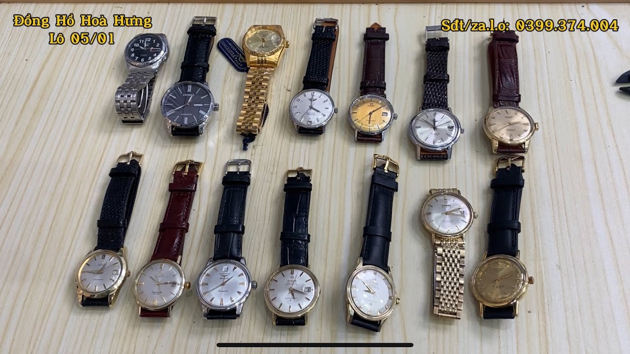 Đồng hồ cơ vintage lô 05/01/2026 sđt/za.l.o:0399.374.004 