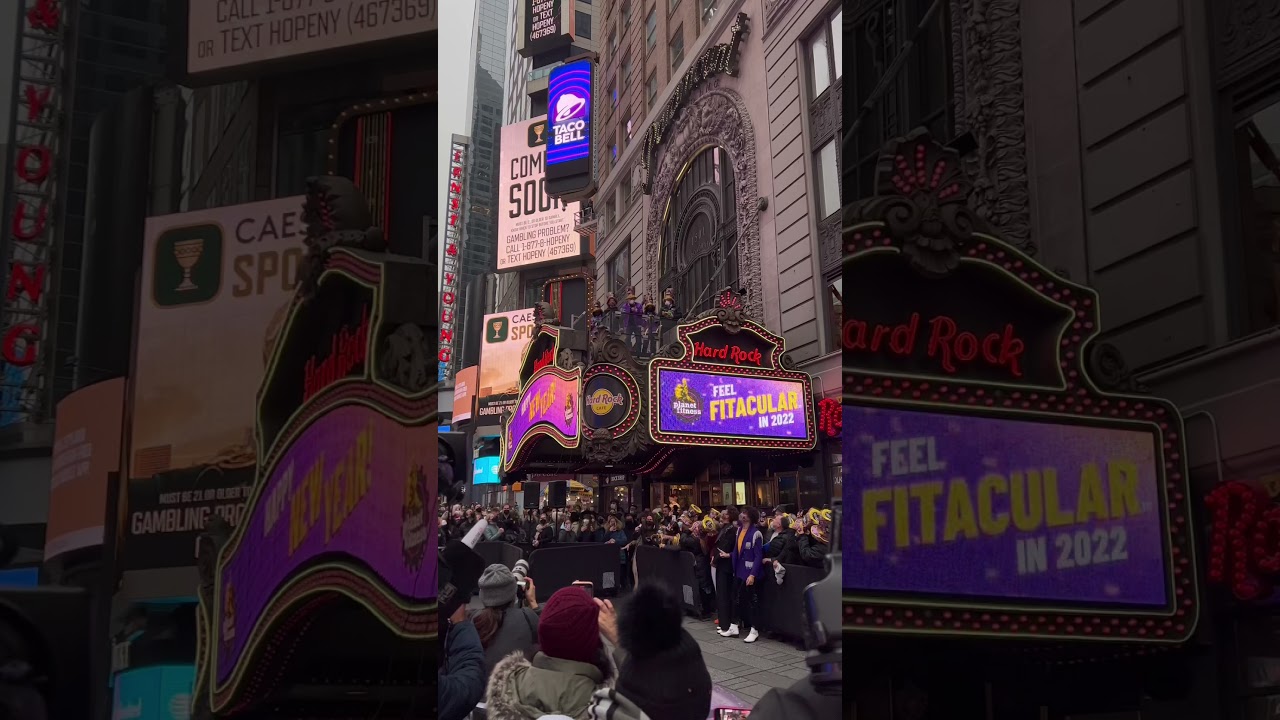Times Square Confetti Test