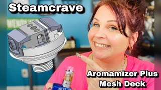 Mesh deck for Aromamizer Plus V1/V2 or Ragnar RDTA Mesh by Steamcrave