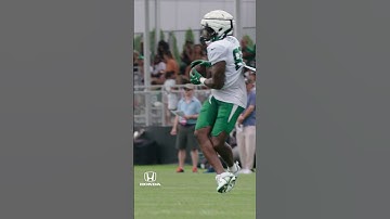 Zach Wilson No-Look Dime To Kenny Yeboah 👀