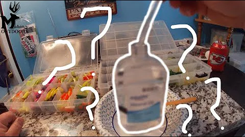 DIY fishing HACK for maintaining plastic baits