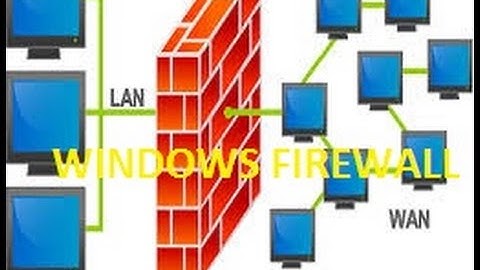 Windows server 2016 Firewall