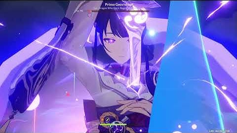 Raiden Shogun with the national trio  |  rotation