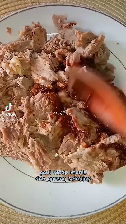 Daging Dendeng resepi Khairul Aming