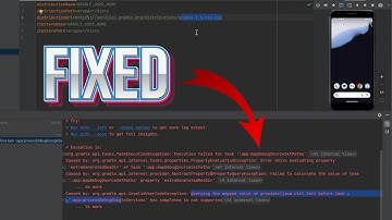 SOLUTION for Error: querying the mapped value of provider before task Google Services - Android