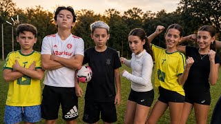O MELHOR JOGO DE TODOS… Ricardinho x trigêmeas