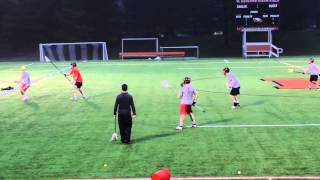 Hilgartner Lacrosse Defense 3v2 Box Drill