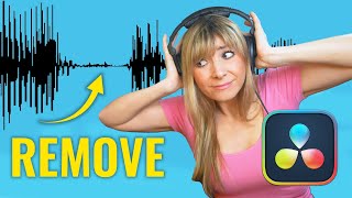 How to REMOVE BACKGROUND NOISE in DaVinci Resolve (Free & Studio version)