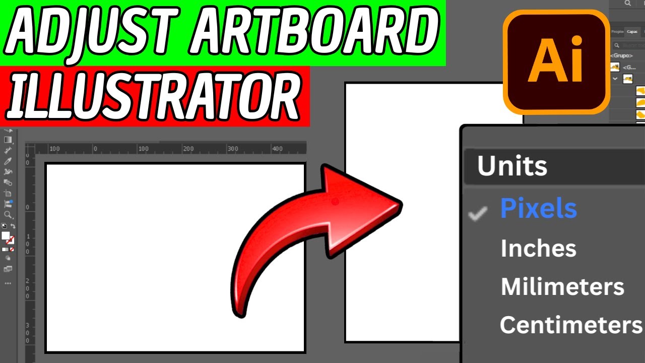 Как изменить размер монтажной области в Illustrator 2026 (быстро и просто)