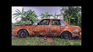 Fully restoration 1980 AUDI Q8 car abandoned for 30 years
