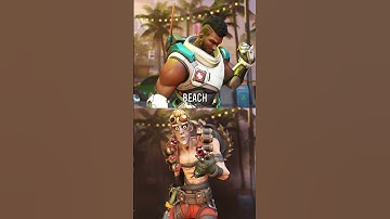 Junkrat and Baptiste interaction on Paraíso - Overwatch 2