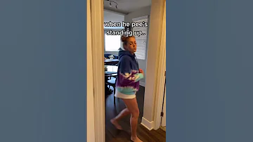 When He Pee S Standing Up Itscarlosesparza Shorts Relatable Viral Boyfriend 