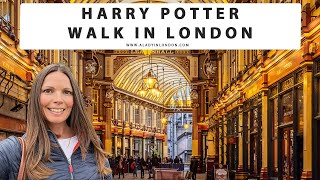 HARRY POTTER WALKING TOUR OF LONDON | Diagon Alley | Platform 9 3/4 | Ministry of Magic | Shops