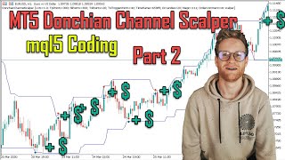 Donchian Channel Scalping Strategy | Free mql5 Programming Tutorial Part 2