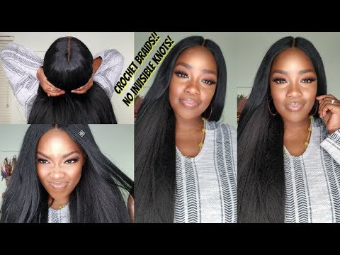 CROCHET BRAIDS, NO INVISIBLE KNOTS, NO LEAVE OUT!