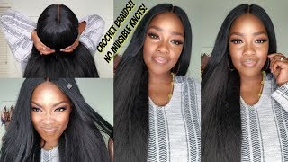 crochet braids straight human hair