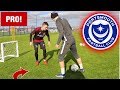 I tried to DEFEND against a PRO FOOTBALLER & this happened... (PORTSMOUTH NUTMEGS)