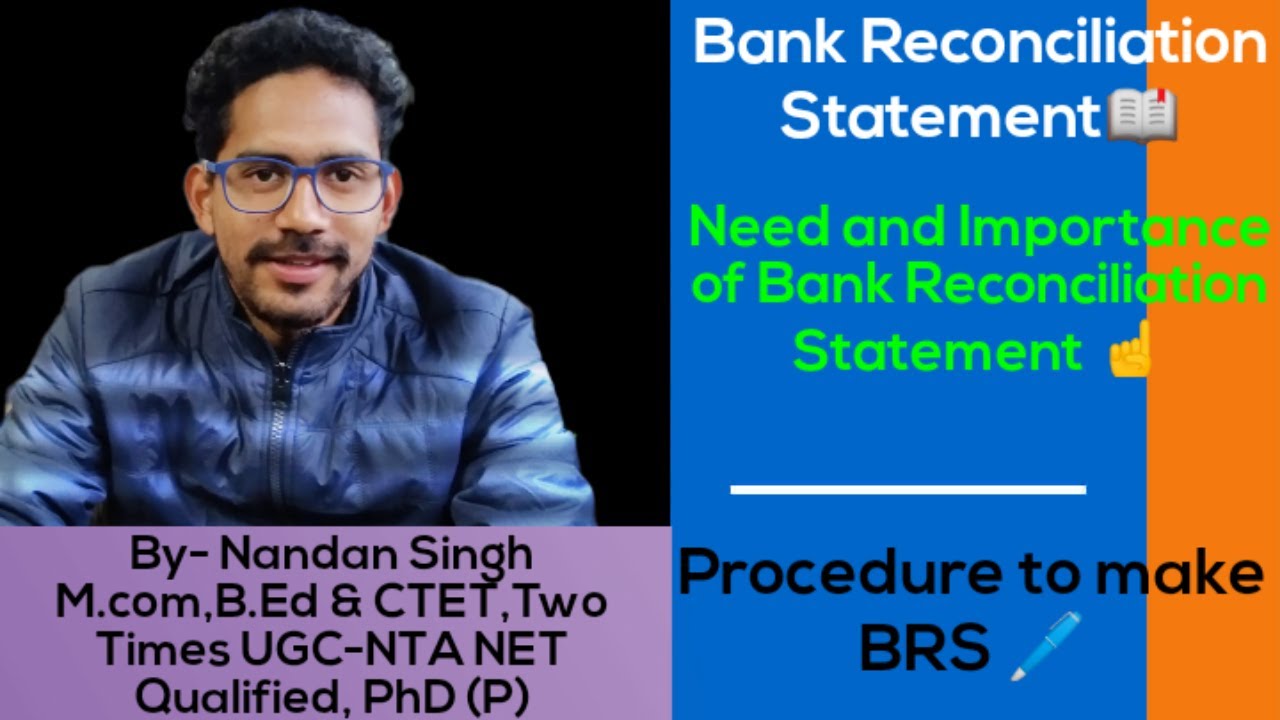 📖 Bank Reconciliation Statement | How to Prepare BRS | Needs and ...