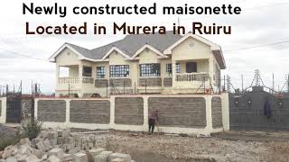 Maisonette For Sale In Ruiru, Murera let tour video