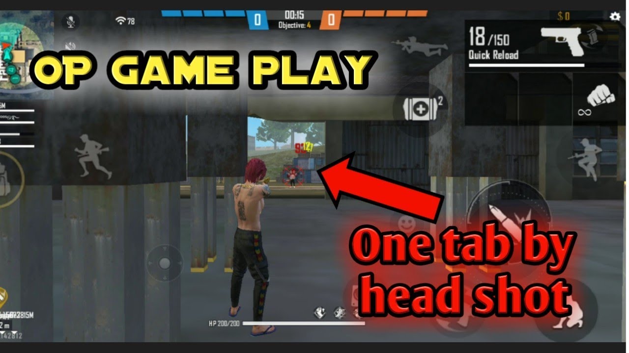 clash squad free fire gameplay in s.m boos op game play