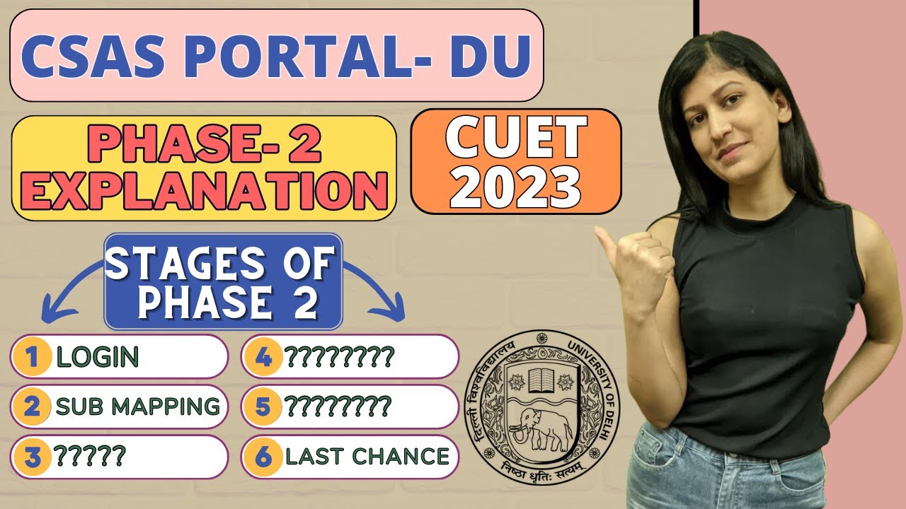 Unbelievably simplified 😳😳steps to Ace DU CSAS Portal Registration Process 