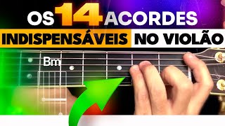 Video thumbnail of "Aula de Violão: 14 ACORDES FÁCEIS que todo iniciante deveria saber!"